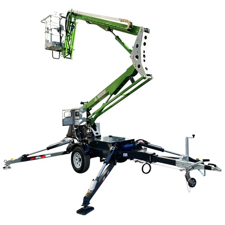 Towable Boom Lift With Diesel Electric Power